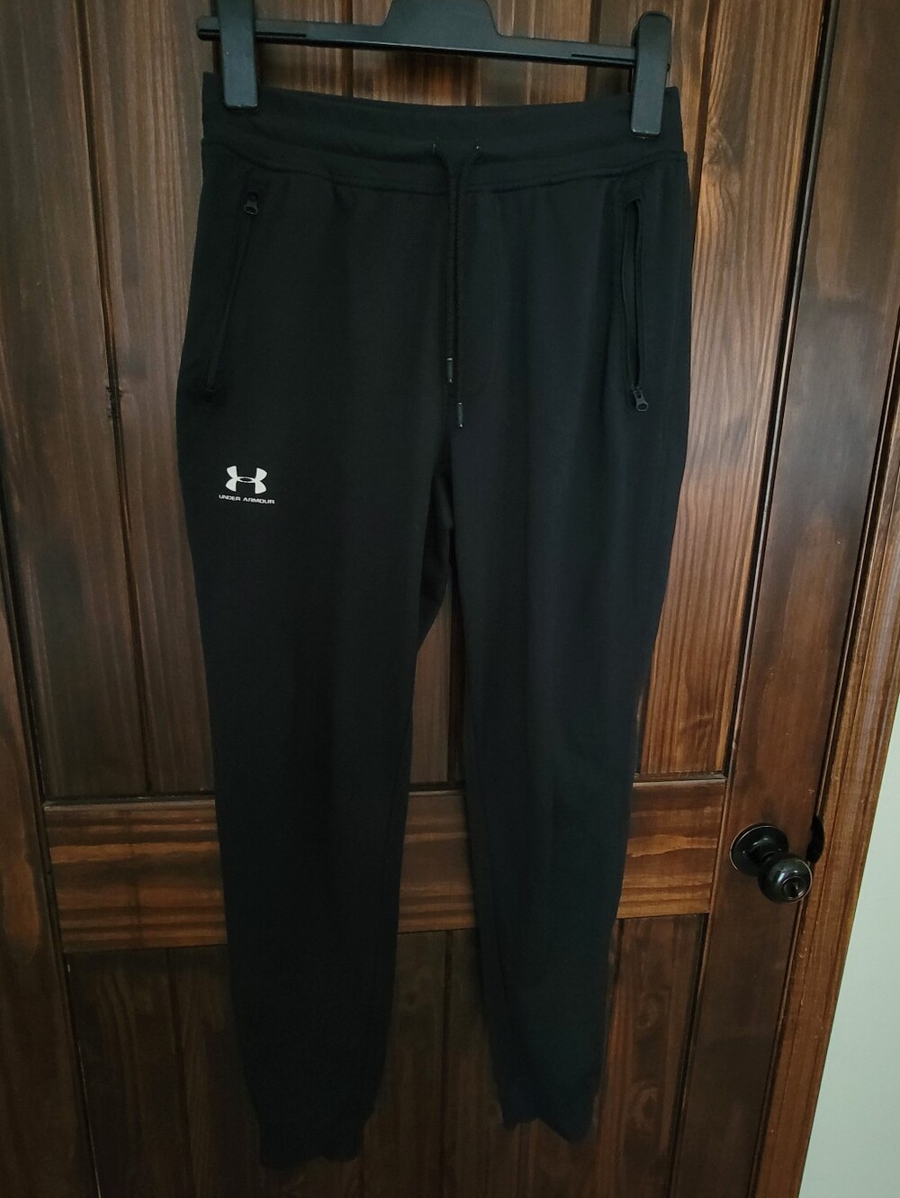 Under Armour Black Men's Athletic Joggers with Zipper Pockets